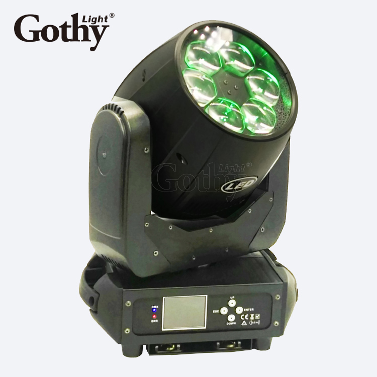 Mini Bee Eye Beam Moving Head Light 6x40w Zoom Wash Lens Effect Gothylight GT303-640