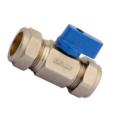 Idealflex brass copper mini ball valves with aluminum handle