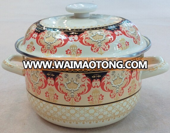 Enamel Casserole, Turkey Pot, 20cm Casserole