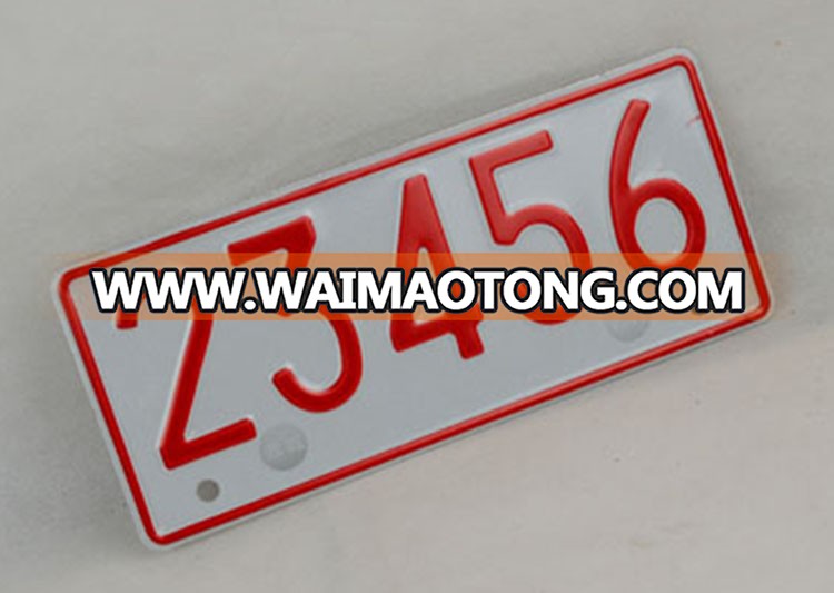 H&D 3M Reflective Film License Plate Metal Number UK Car Accessories