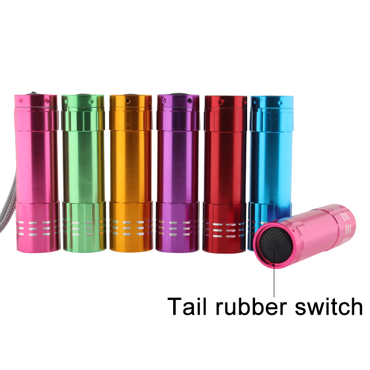 Supermarket hot sale classical mini aluminum led flashlight blister package mini aluminum flashlight