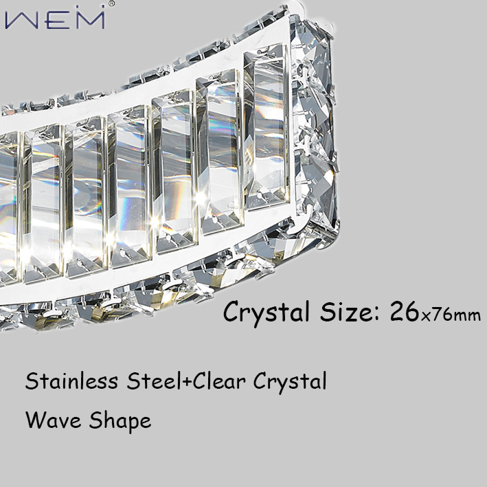 Wholesale Price Indoor New Led Wall Light Modern LED Crystal Wall Lamp For Hotel