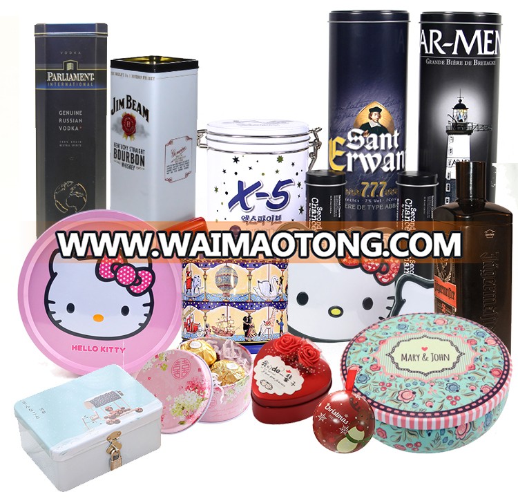 Soap tin box packing chinese cheap oem decorative design round metal tin box