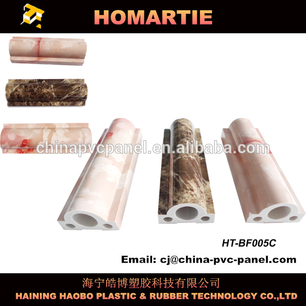 PVC marble stone moulding profile