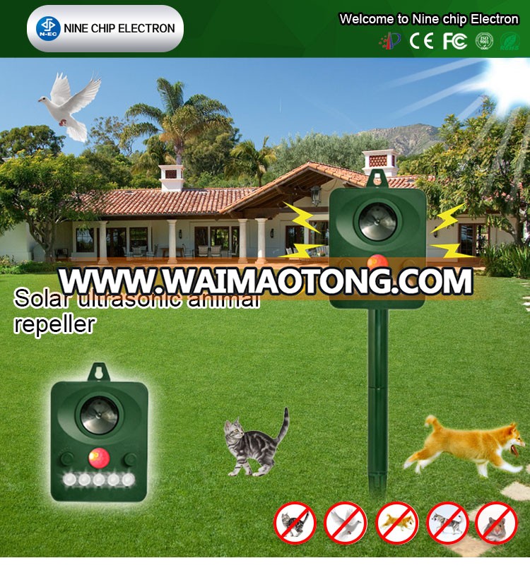 dog repeller with inbuilt solar batter