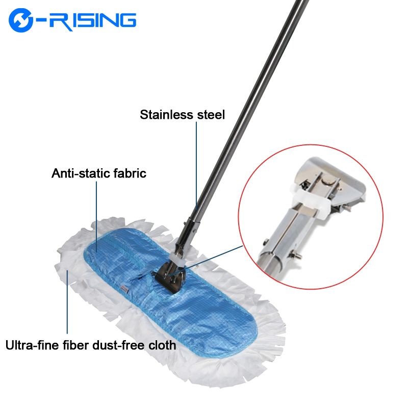 Hot selling Cleaning tools floor antistatic cleanroom mop cleaning dust mop