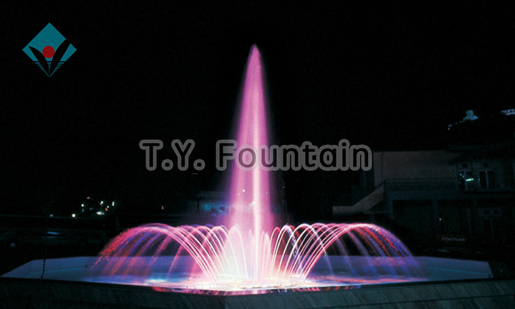 garden mini battery operated music dancing fountain