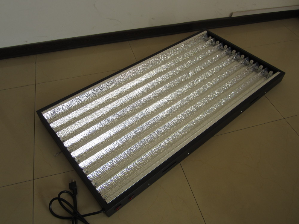 Hydroponic 8 Lamp T5 HO Fluorescent Light Fixture 54w Bulbs