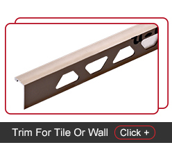 High Quality Aluminium For Ceramic Tile Corner Trim