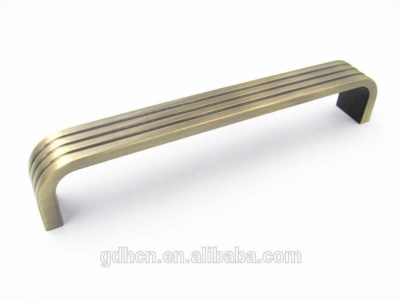 Furniture cabinet flat drawer zinc cabinet handles