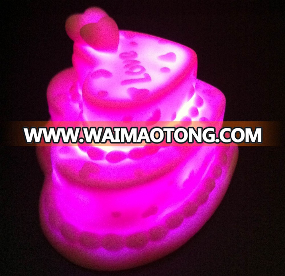 making Valentine's Day Gift Romantic 7 Colors Changing Led Night Light