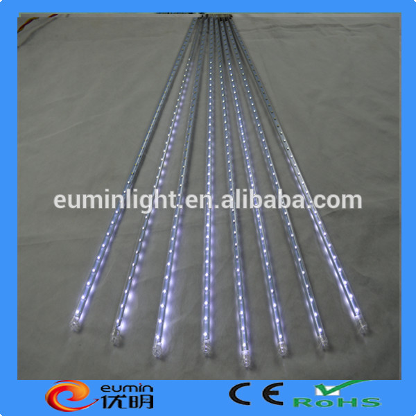 cheapest price 30cm LED Meteor Shower Rain Tube Lights for outdoor lighting