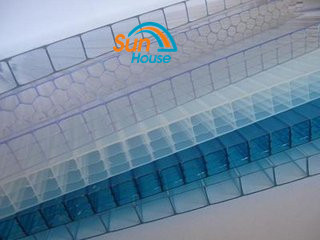 UV resistant Polycarbonate Sky light roofing sheets corrugated