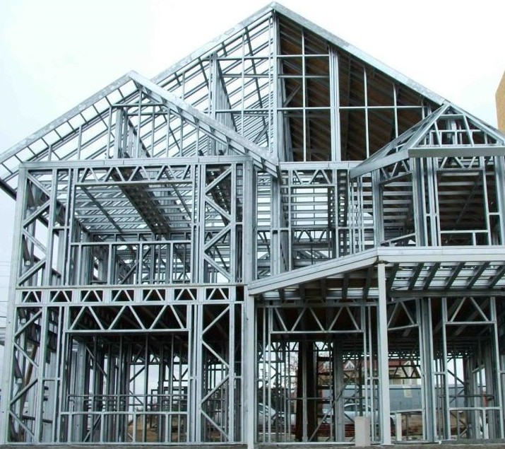 Z275 light gauge steel material, galvanized light steel frame, light steel material for house