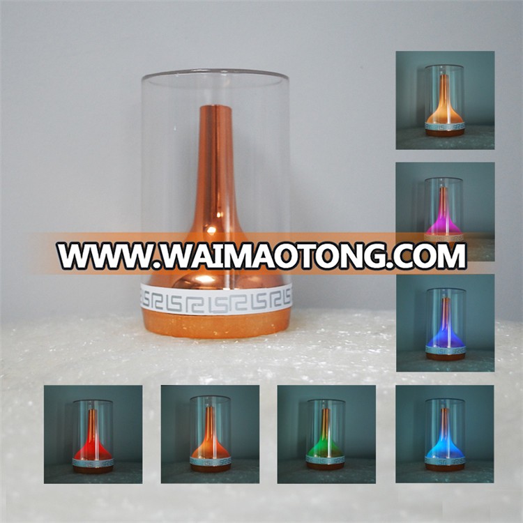 Plastic Color Changing Led Table Lamp Rechargeable Touch Lamp