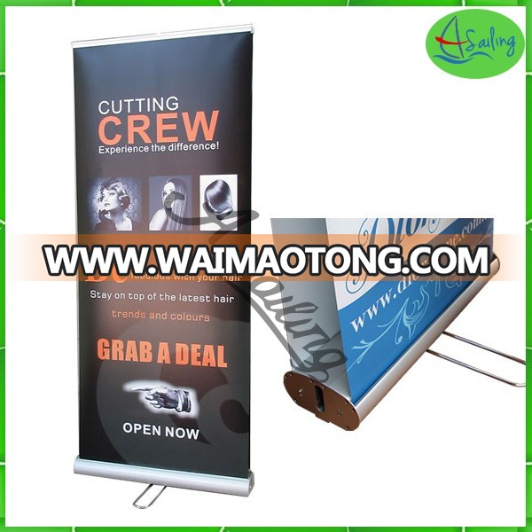 Outdoor Double Side Aluminum Roll Up Banner Stand Display