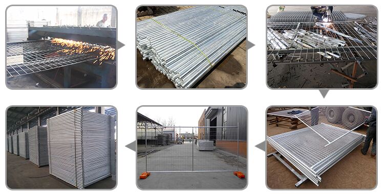 High quality Galvanized welded temporary fences Australia temporary fence panel stands