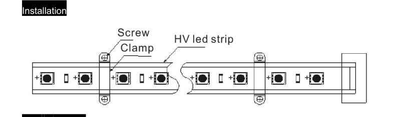 5050 WWRY CCT High Voltage strip Light