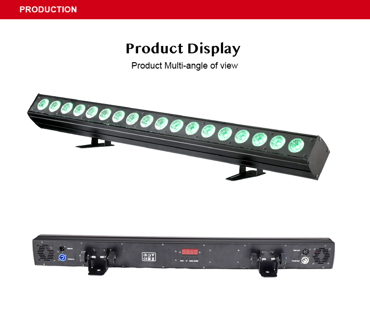 wholesale wall washer projector 18x10W RGBW 4in1 indoor led light bar