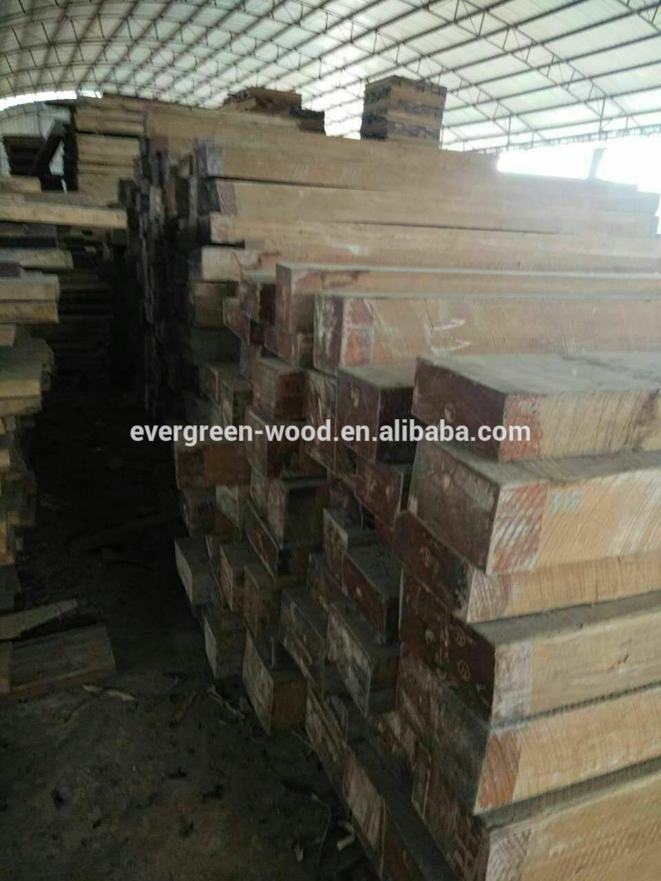 Teak square log for furniture