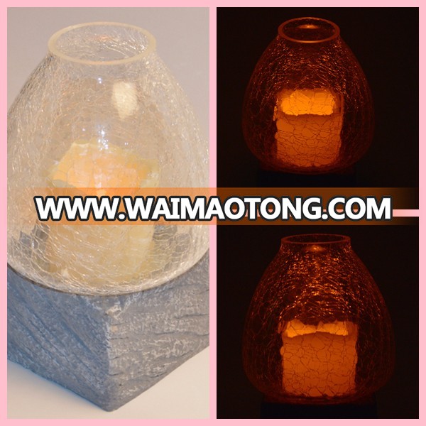 Hanging Transparent Glass Candle Holder Lantern