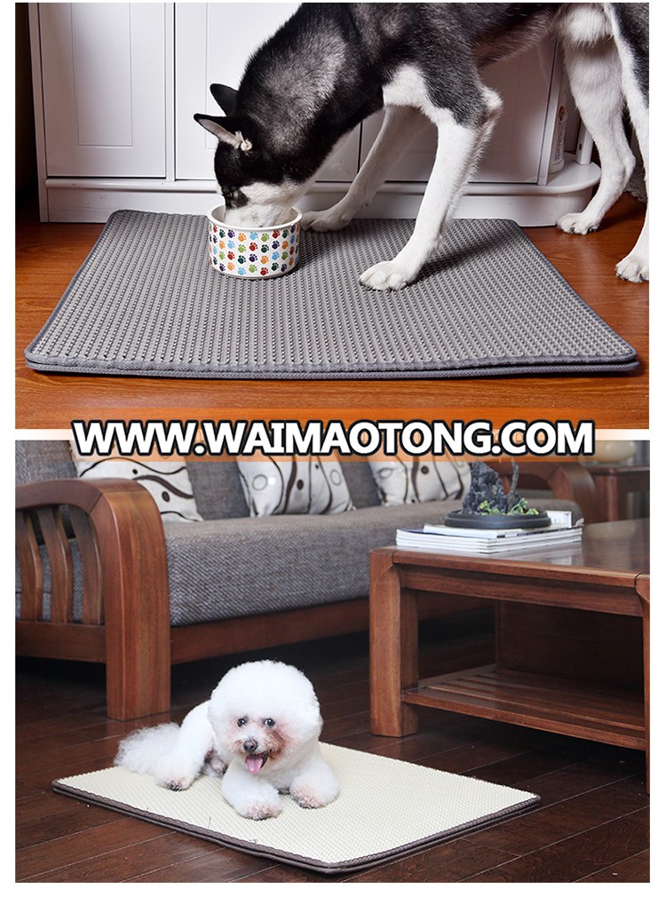 waterproof foldable design cat litter mat