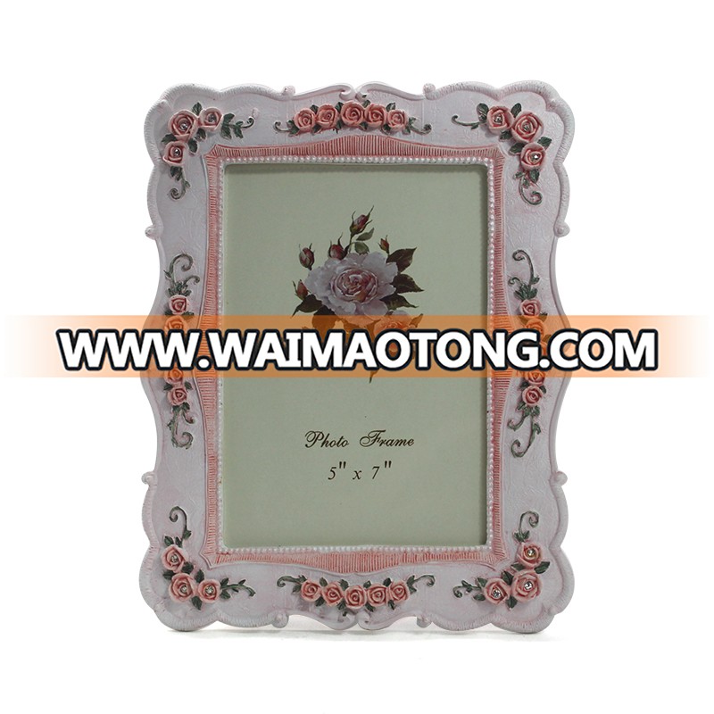 custom resin material photo frame home decoration