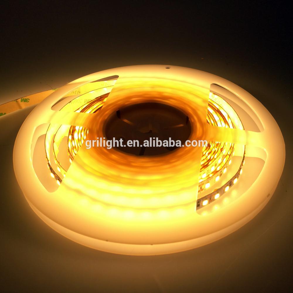 High quality 2700k 2500k 24w per meter dc12v ul listed led strip for usa and ca