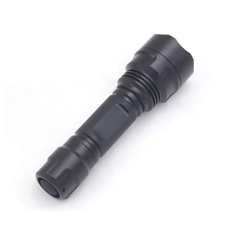 Single mode C2 XM-L2 U3 led 18650 powerful led rechargeable flashlight torch camping light