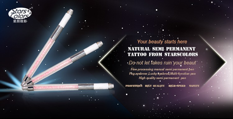 Crystal eyebrow tattoo pen microblade eyebrow pen