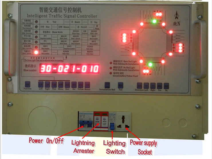 44 outputs intelligent traffic controller