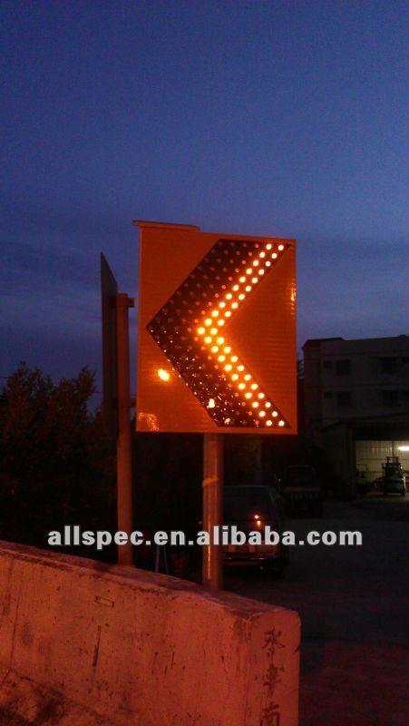 vietnam philippine solar power chevron flashing sign board led traffic lights