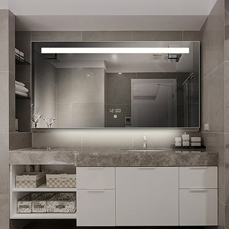 Zhongshan New Style Hotel Bathroom LED Lights With Clock