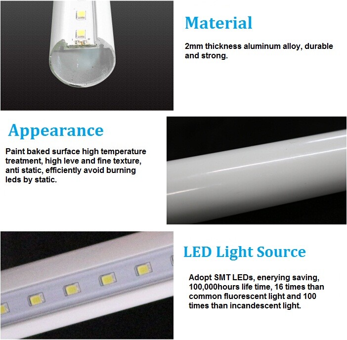 x5d led freezer light T5 integrated led tube in series110v-240v