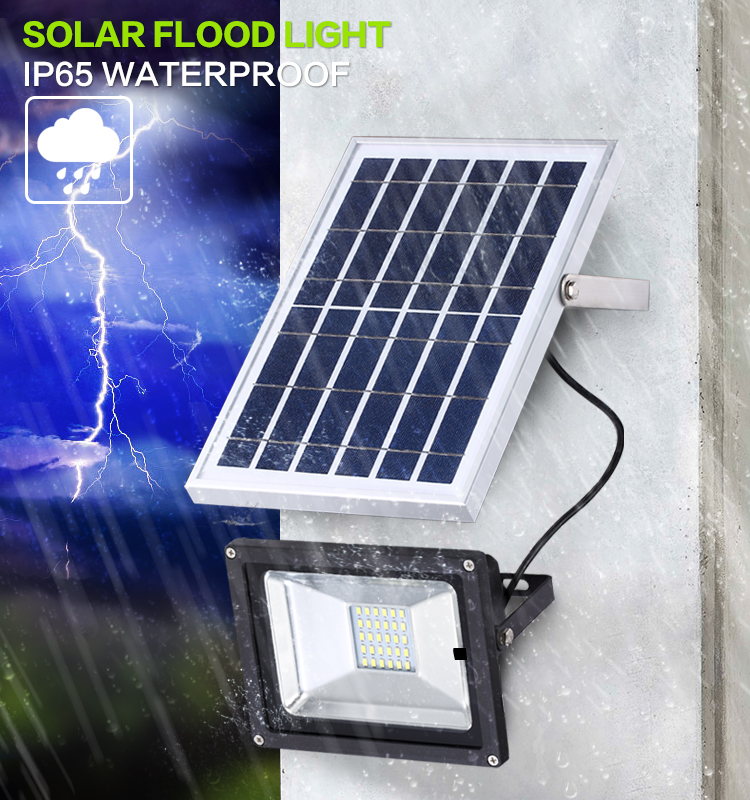 Hooree sl-382A LED Solar Lights Outdoor Security Floodlight 900 Lumen IP65 Waterproof  Auto-induction Solar Flood