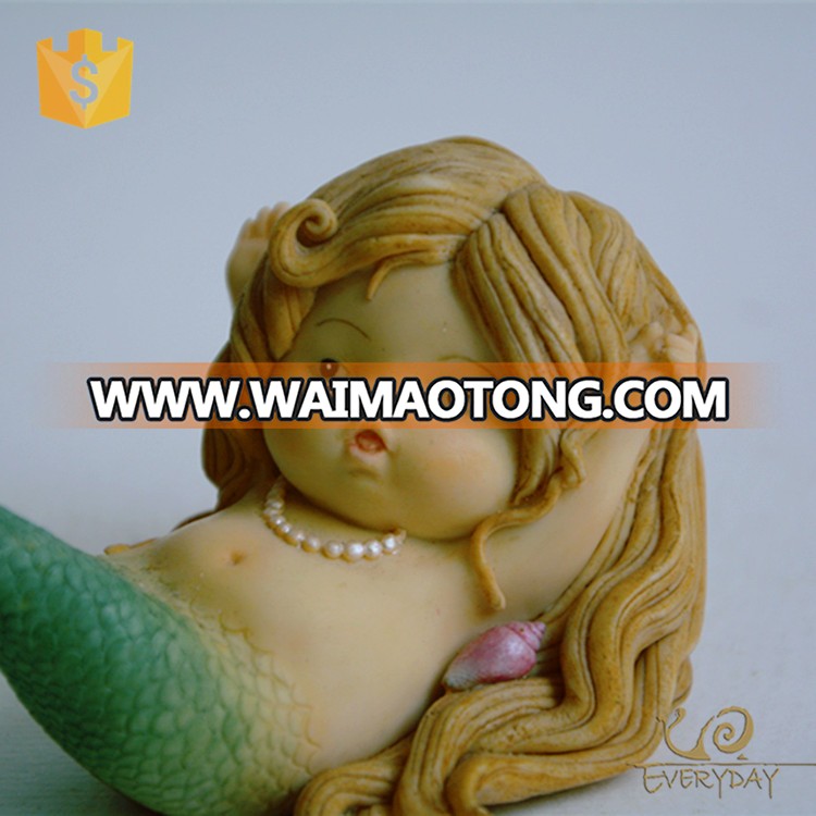 Wholesale Promotion Item Resin Miniature Figurines Statues Sale Mermaid Statue