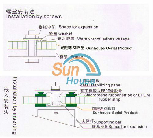 99% glazing polycarbonate greenhouse building plastic panels