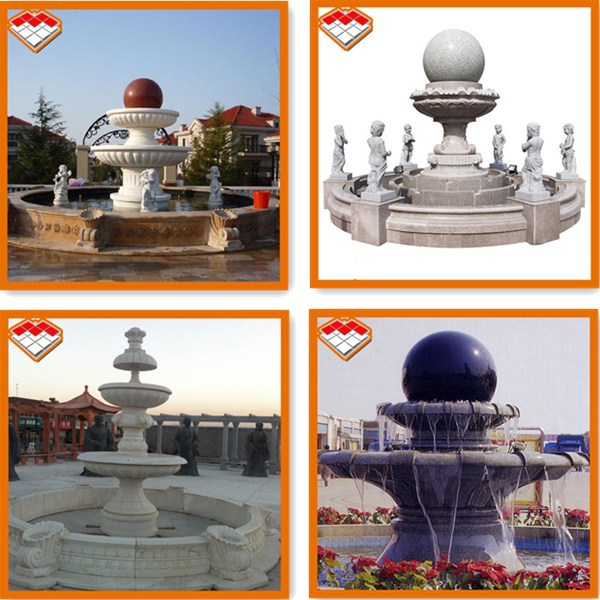 Big pond natural stone square water fountain price