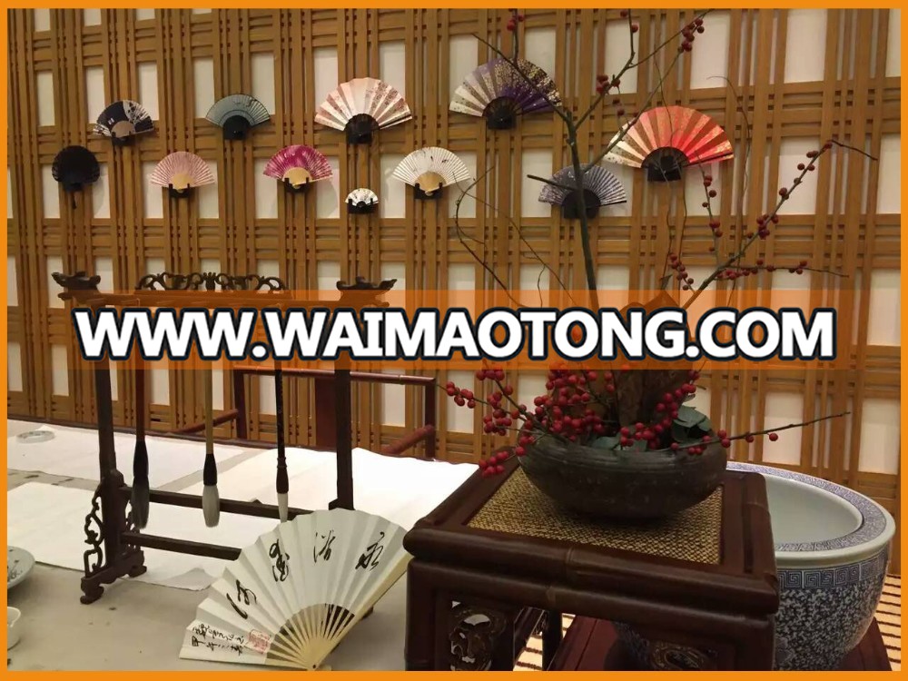 Large decorative chinese personalized wedding fans for sale