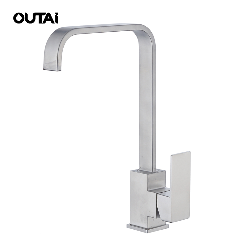 Best selling ceramic cartridge long neck durable european kitchen faucet