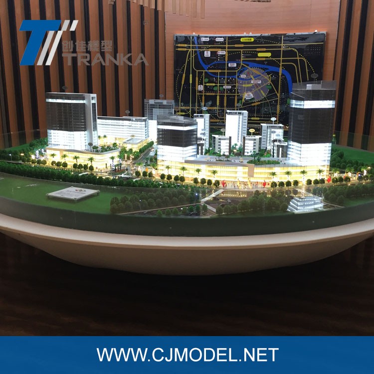 Commercial 3D maquette famous building model , building scale model maker