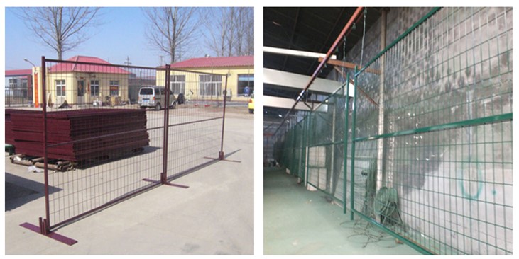 welded square tube pvc canada temporary fence panel