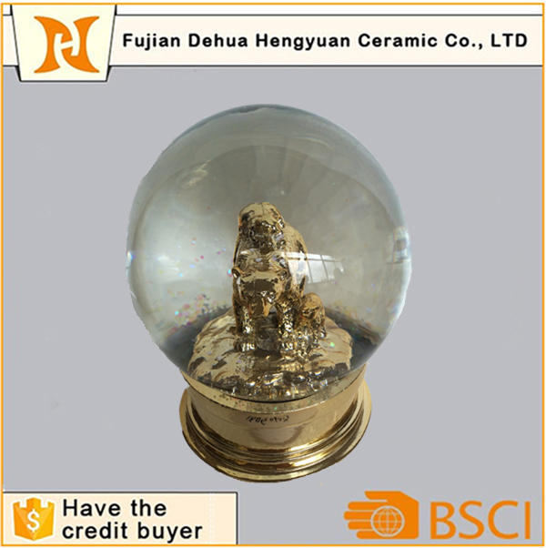 Poly-resin Snow Globe, Souvenir Water ball, Glass Water Globe