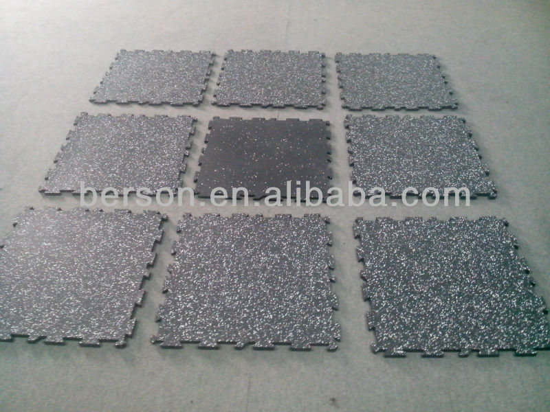 Loose laid Gym Rubber Puzzle mats