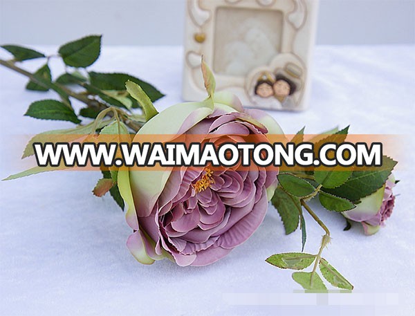 Best selling silk artificial rose flower for wedding