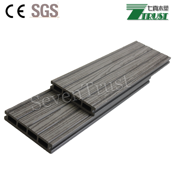 Cheap Composite Deck Boards Composite Decking Board/Outdoor Skirting Board(QZ-03B,135*25mm)