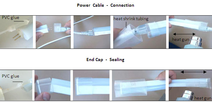 U shape PVC waterproof  cuttable 12V/24v  8x18mm 120leds  flexible neon led lights 2 years warranty