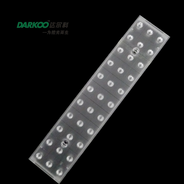 SMD Optical LED Linear Lens For Office Lighting Application spreadlight lens