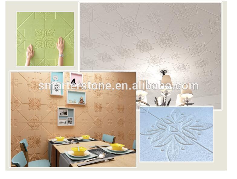 3D Foam Wall Paper Chinese Style Wall Coating