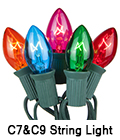 Listed Celebration G40 Red Blow Mold Opaque LED Festoon Light Bulb